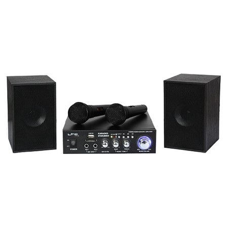 Set karaoke amplificator USB 2mic+2boxe