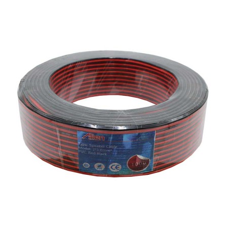 Cablu difuzor r/n 2x1mm rola 100m
