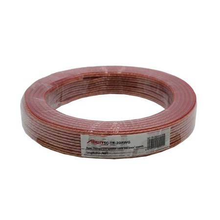 Cablu difuzor transp 2x0,5mm 25M