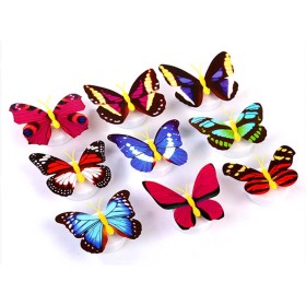 Fluturi LED 3D decorativi de perete