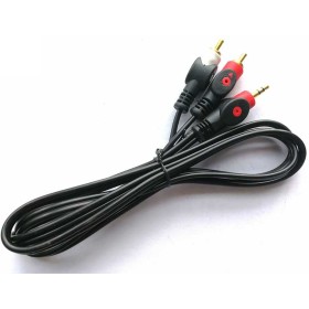 Cablu jack 3,5mm la 2RCA 1,5m rosu/alb