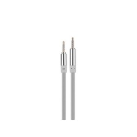 Cablu jack 3,5mm la jack 3,5mm silicon alb