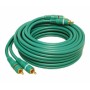 Cablu 2RCA la 2RCA 5m verde