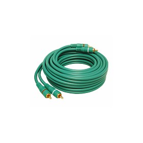 Cablu 2RCA la 2RCA 5m verde