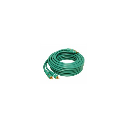 Cablu 2RCA la 2RCA 5m verde