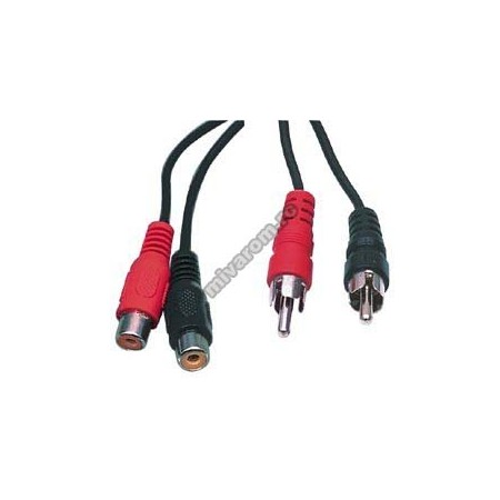 Cablu 2RCA la 2RCA mama 1,5m