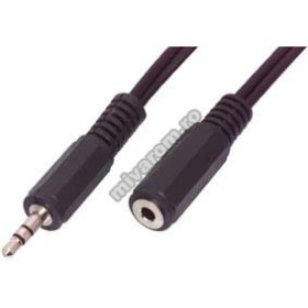 Cablu jack 3,5mm la jack 3,5mm mama 5m