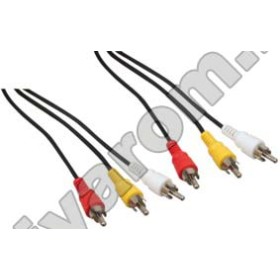 Cablu 3RCA la 3RCA 1,5m