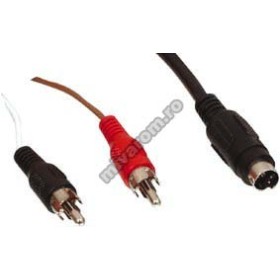 Cablu SVHS la 2RCA 1,5m
