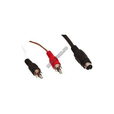 Cablu SVHS la 2RCA 1,5m